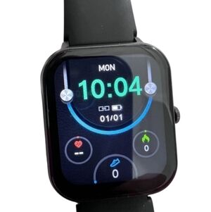 NIB ZL54C Smartwatch Bluetooth Call Fitness Tracker Waterproof Black